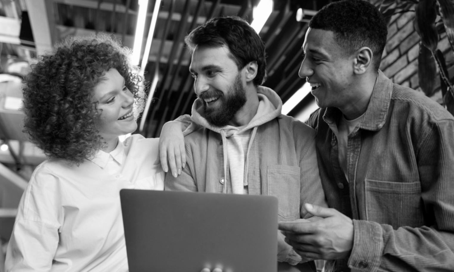 One-on-one consultation helping a business owner optimize their financial tracking system